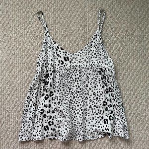 Cheetah Print Babydoll Cami